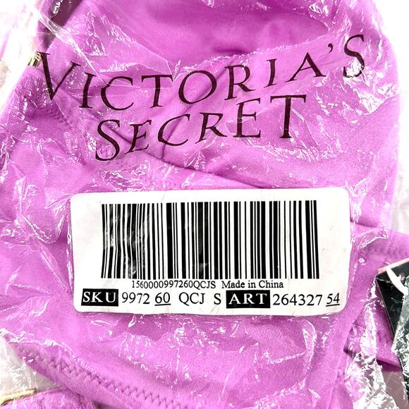 Victoria's Secret  Berry Gelat V-Hardware Bralette Bikini Top Size Small - Picture 7 of 8